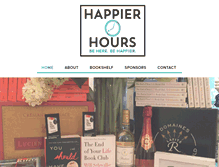Tablet Screenshot of happierhours.com